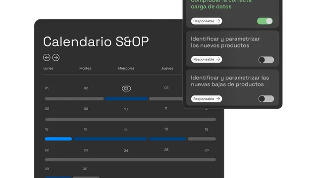Calendario Ciclo S&OP gratuito.
