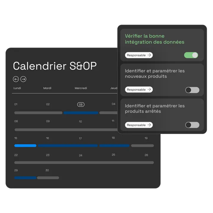 Calendrier du cycle S&OP 2026