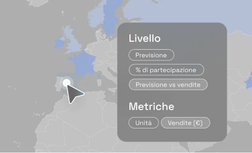 Screenshot della mappa personalizzata